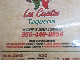 Los Cuates Taqueria