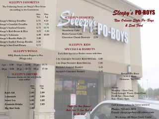 Sleepy's Po-boys