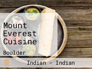 Mount Everest Cuisine