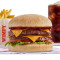 Dubbele Wimpy Cheeseburger-Maaltijd