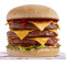 Drievoudige Wimpy-Cheeseburger