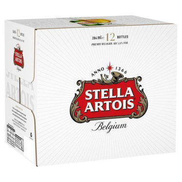 Stella Artois 4,6% 12X284Ml Oorspronkelijke Prijs £ 18,59