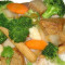 53. Vegetables With Soya Sauce On Rice (Vegetarian) Tofu