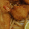 1 Pc. Fish, 6 Pcs. Shrimp, Clams Strips Chips