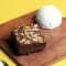 Belgische Chocoladebrownie Met Ijs