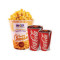 Kaaspopcorn (Xl) (105 Gram) En 2 Masala-Cola (300 Ml)