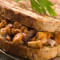 Mushroom Paneer Sandwich With French Fries