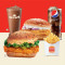 1 Crispy Chicken Double Patty 1 Fiery Chicken 1 King Fries 1 Chocolate Thick Shake 1 Medium Pepsi