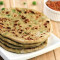 Green Peas Paratha (1 Pc) Mix Pickle Green Chutney