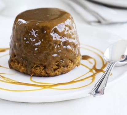 Kleverige Dadelpudding