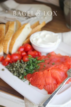 Bagel Met Gerookte Zalm