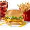 Mcsaver Triple Cheese Chicken Burger Maaltijd