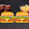 2 Smoky Chipotle Chicken Burger 2 Cola (M) 1 Patat (M)