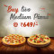 2 Middelgrote Pizza's Vanaf Rs 649