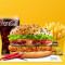 Grilled Chicken Ghost Rider Burger Salted Fries Coke 200Ml (Pet Bottle)