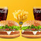 Combo For 2 2 Chicken Chilli Rocket Burgers 1 Salted Fries 2 Coke