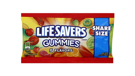 Lifesaver Gummies 5 Smaken Delen Grootte