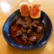 Chorizo With Red Wine Sauce And Catalan Bread