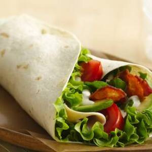 Geroosterde Turkije Ranch Bacon Wrap