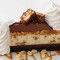 Chocolade-Karamelachtige Cheesecake Gemaakt Met Snickers