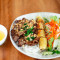 Vermicelli Bowl With Grilled Meat And Spring Roll