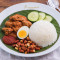 Nasi Lemak Met Vegetarische Curry Mutton