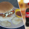 Fried Chicken Burger Coke