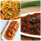 Veg Manchurian (4Pcs) Chilli Paneer (4 Pcs) Veg Chow Mien (Half)