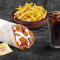 (Voor 1 Portie) Bhuna Chicken Overload Wrap Fries Thums Up Meal