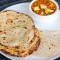 Matar Paneer With 3 Tawa Paratha And Basmati Rice