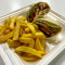 Halloumi Wrap And Chunky Chips