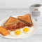 Klassieke Bacon Eggs-Combinatie