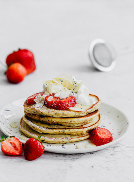 Aardbeienpannenkoekjes