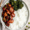 Teriyaki Chicken With Plain Rice Combo(650 Ml Bowl)