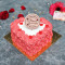 Rose Heart Shape Cake