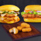 Combo Of New Spicy Chicken Burger And Smoky Chipotle Chicken Burger With Free Nuggets