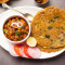 Onion Paratha Chole