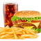 Chicken Burger Fries Drink 250 Ml