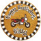 Motorfiets Happy Birthday B1023