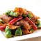 Xiāng Lǐ Xiǎo Chǎo Ròu Sauteed Pork With Green And Red Peppers