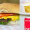 Combo 1: Cheese Burger+Batata Frita+Refrigerante 220Ml