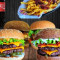 Combo Para Galera (4 Burgers Especiais, 1 Fritas G Cheddar E Bacon E 1 Refri 2L