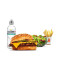 Junior Meal Cheeseburger Mit Salatschale An Joghurt Dressing