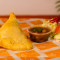 Veg Samosa Chatt