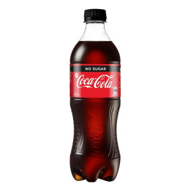 Coca Cola Zonder Suiker Fles Van 600 Ml