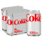 Cola Light 330 Ml, 4 Stuks