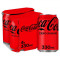 Coca Cola Zero Suiker 330 Ml, 4 Stuks