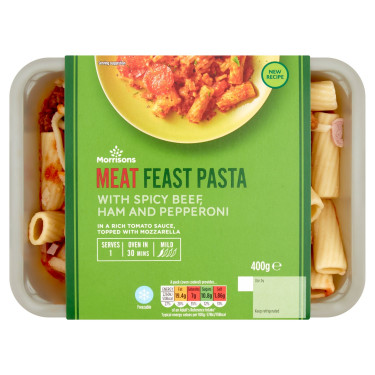 Morrisons Italian Meat Feast Pasta Bak 400G