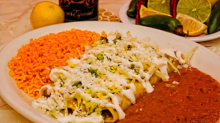 2. Enchiladas Verdes Green Enchiladas