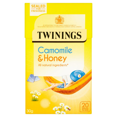 Twinings Kamille Honing Vanille Theezakjes 20 Stuks